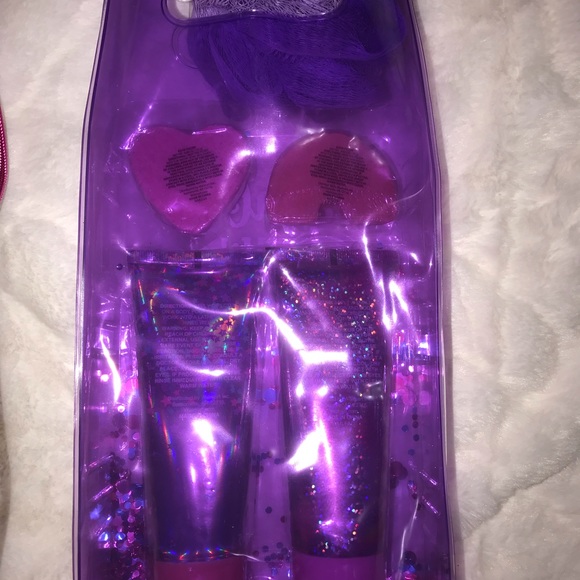 Rainbow Sparkle 5PC Bath Set Gifset - Picture 2 of 6